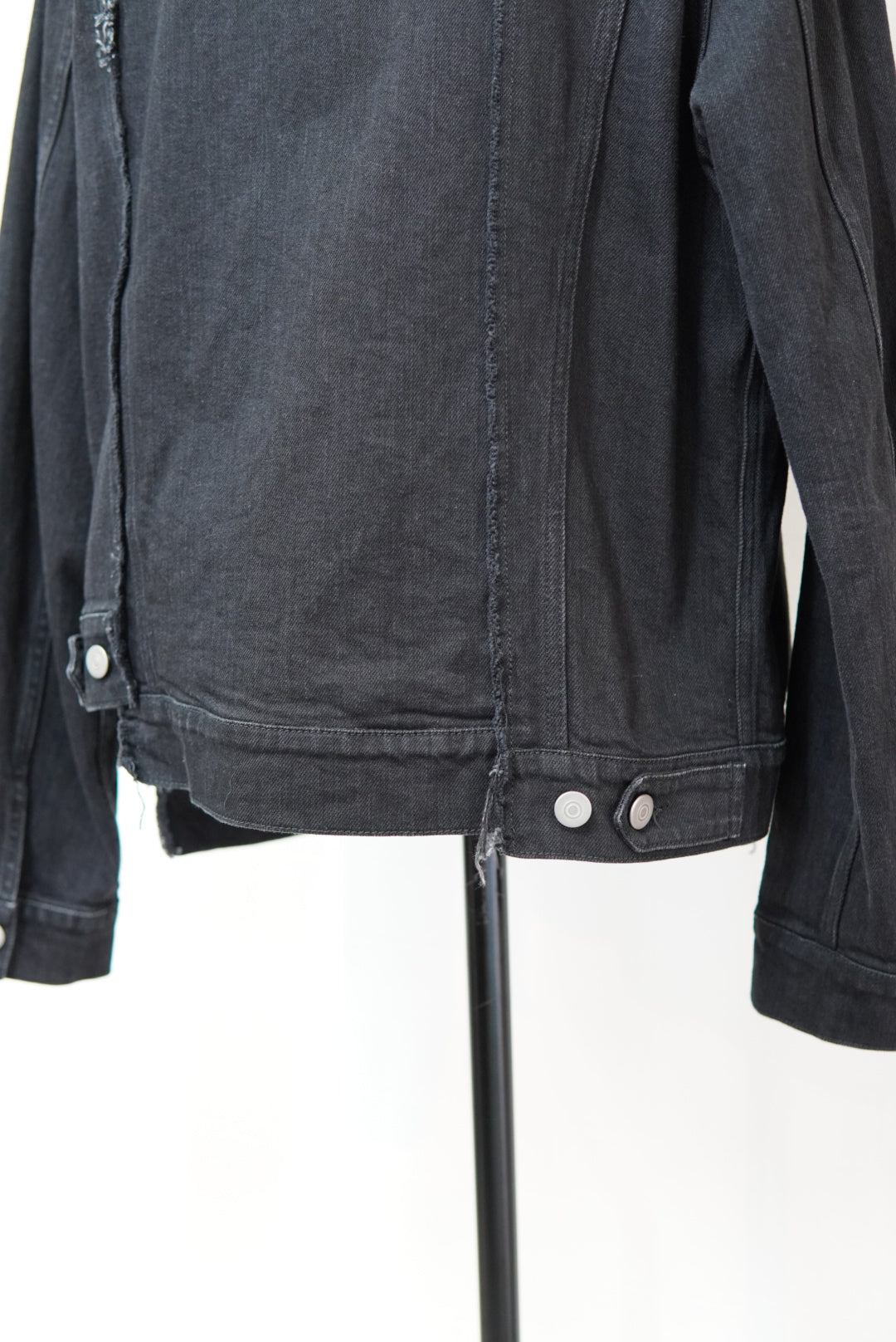 Maison Margiela Black Denim Jacket made in Italy.