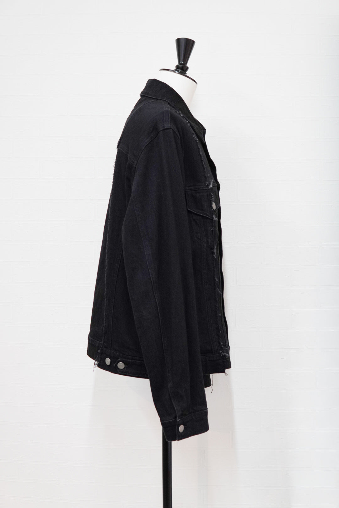 Maison Margiela Black Denim Jacket made in Italy.