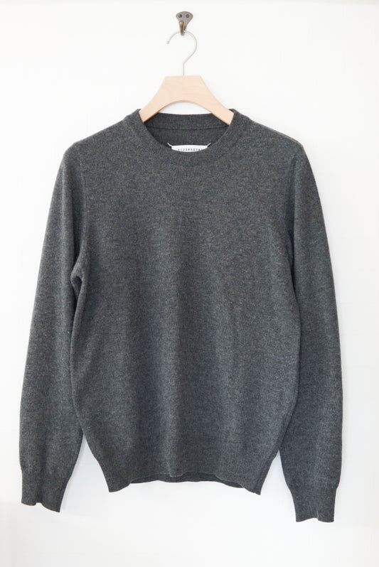 2014s Maison Martin Margiela Elbow Patch Sweater made in Italy.