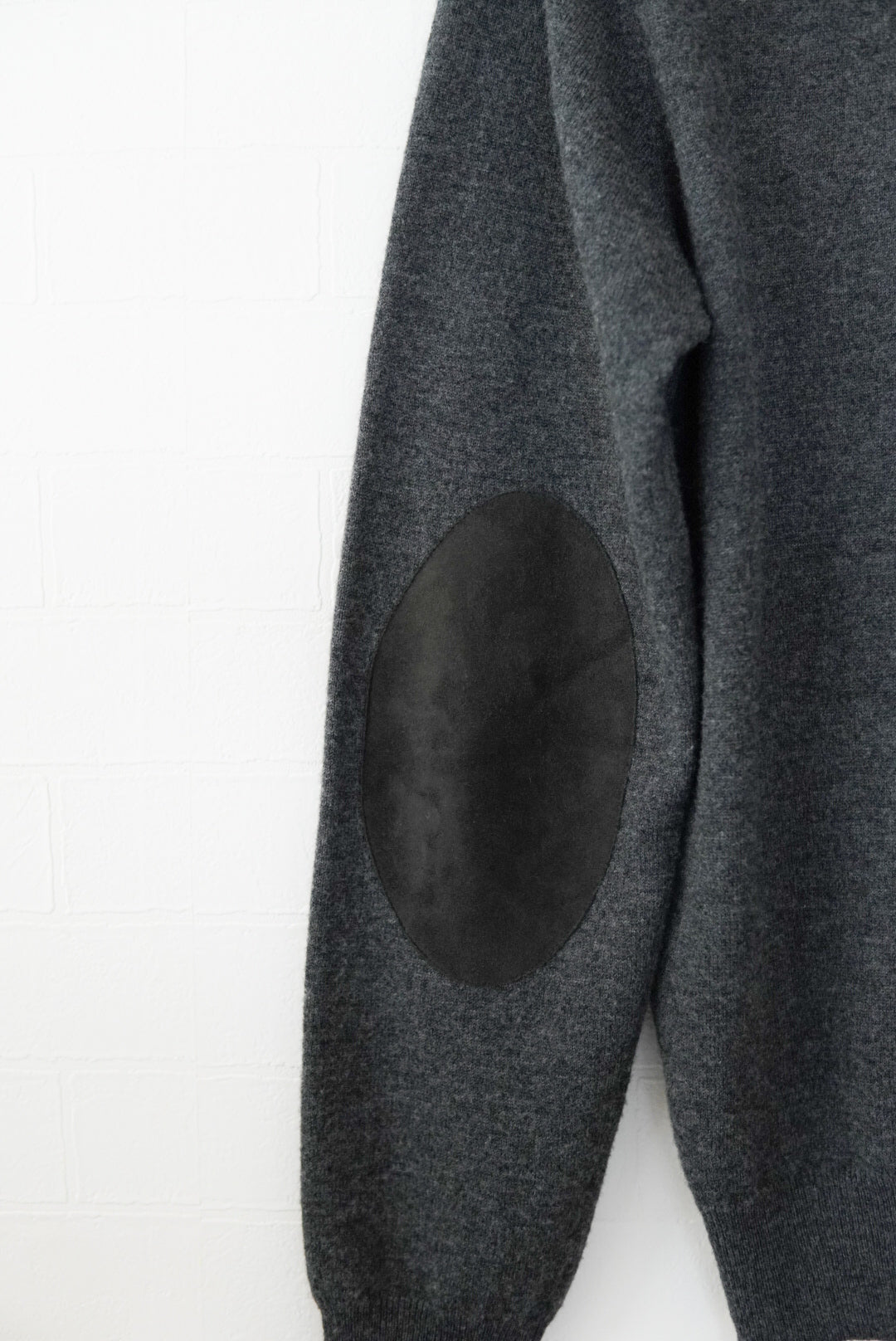 2014s Maison Martin Margiela Elbow Patch Sweater made in Italy.