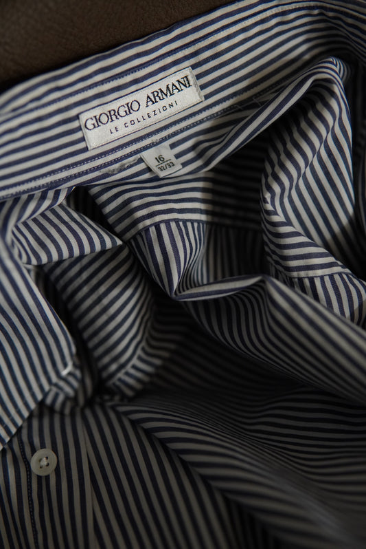 GIORGIO ARMANI LE COLLEZIONI STRIPED SHIRT.