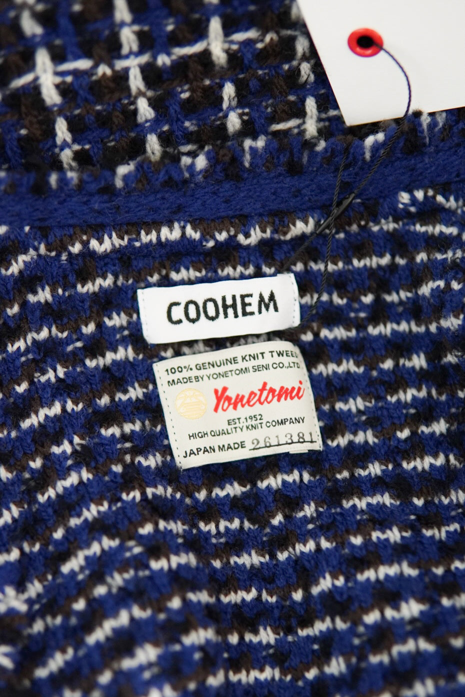交編 COOHEM TWEED KNIT C/D.