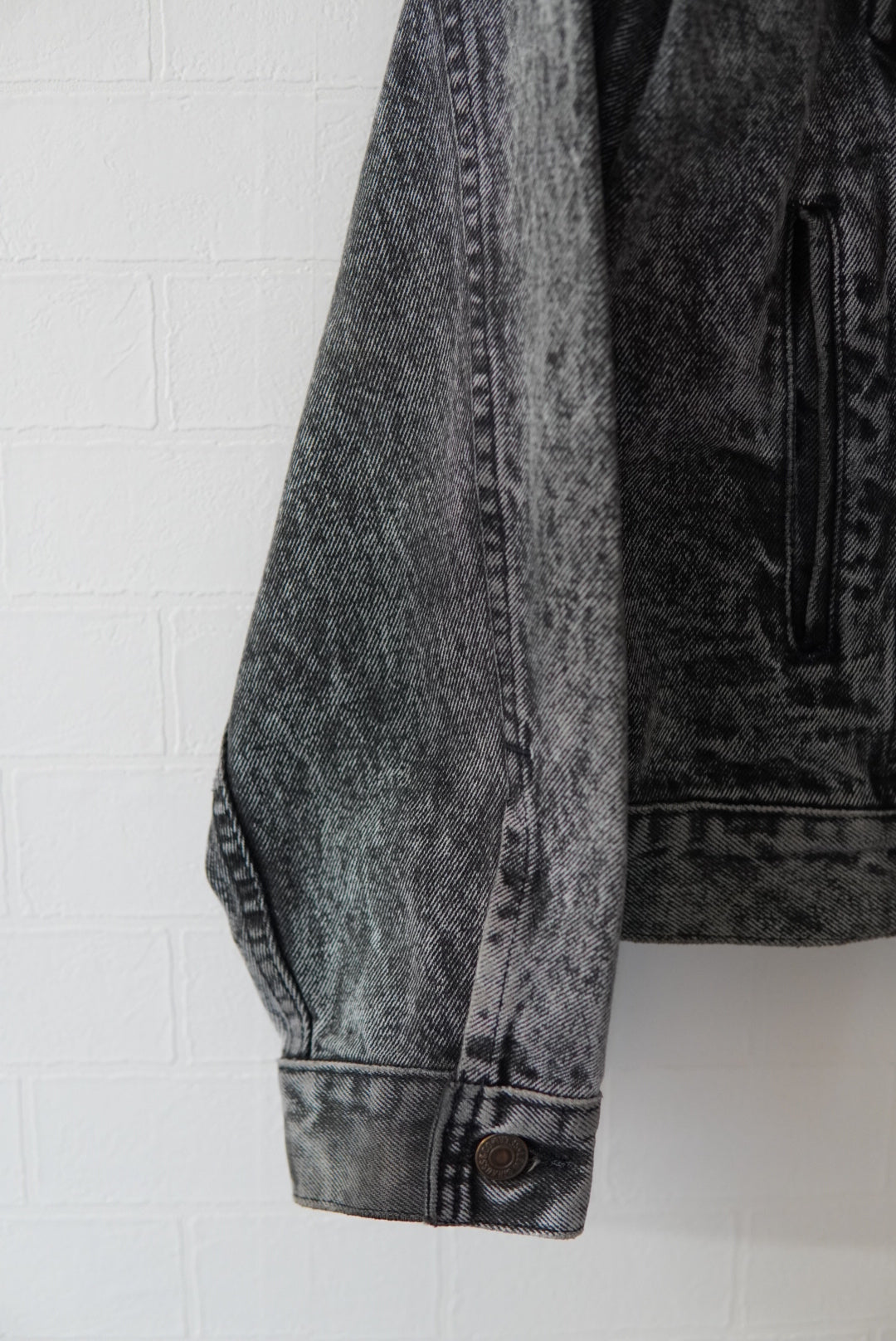 1988s Levi's 70507-0253 Black Denim Jacket made in USA.