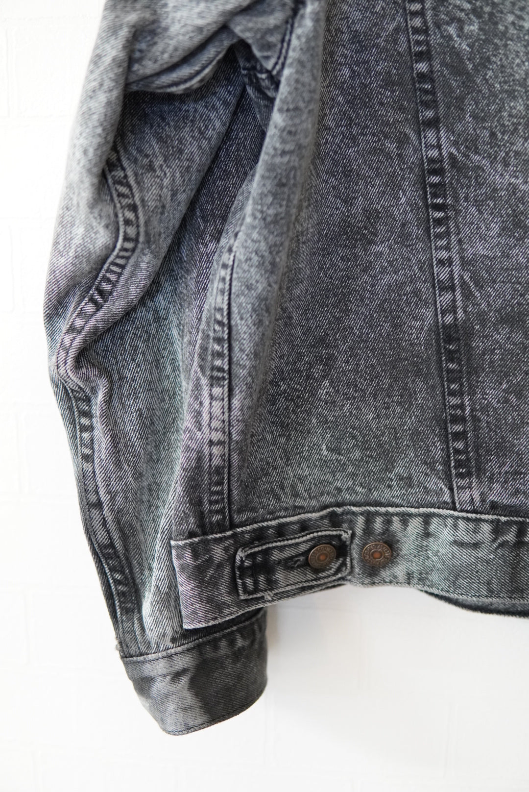 1988s Levi's 70507-0253 Black Denim Jacket made in USA.