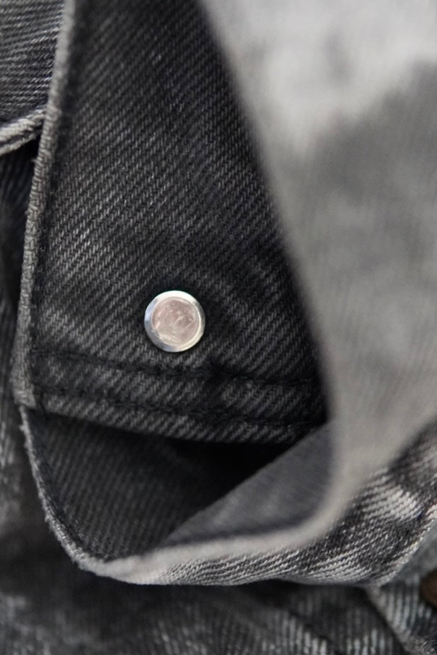 1988s Levi's 70507-0253 Black Denim Jacket made in USA.
