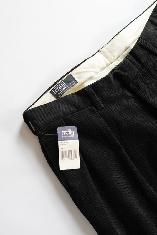 80s Polo by Ralph Lauren Corduroy Tuck Pants made in USA. -Dead Stock-