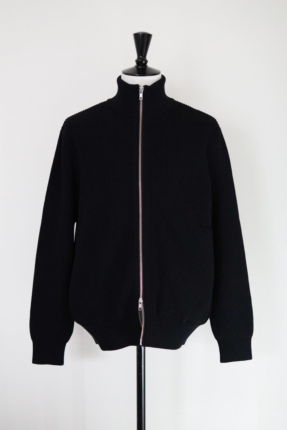 YONETOMI EX FINE WOOL RIB KNIT B/L.