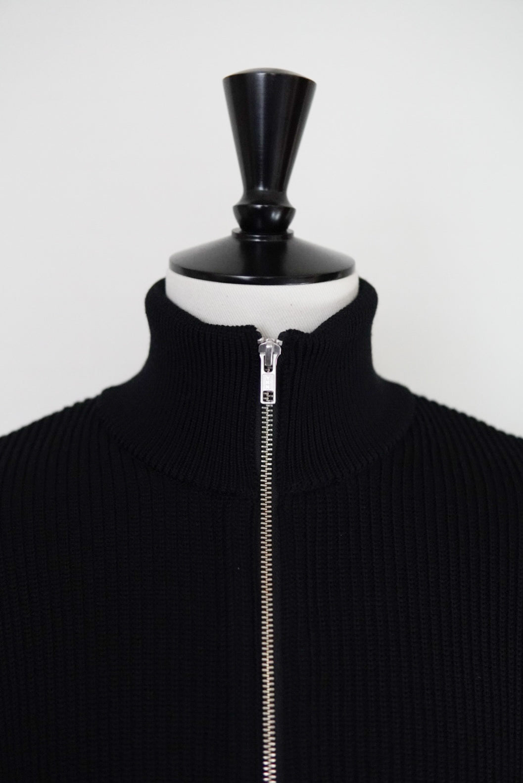 YONETOMI EX FINE WOOL RIB KNIT B/L.