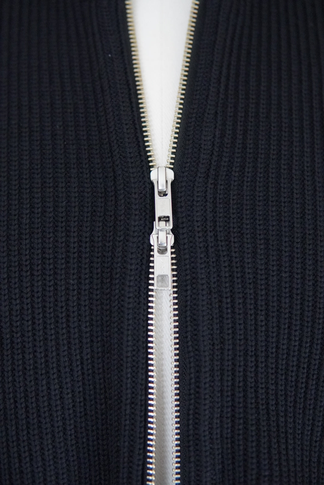 YONETOMI EX FINE WOOL RIB KNIT B/L.
