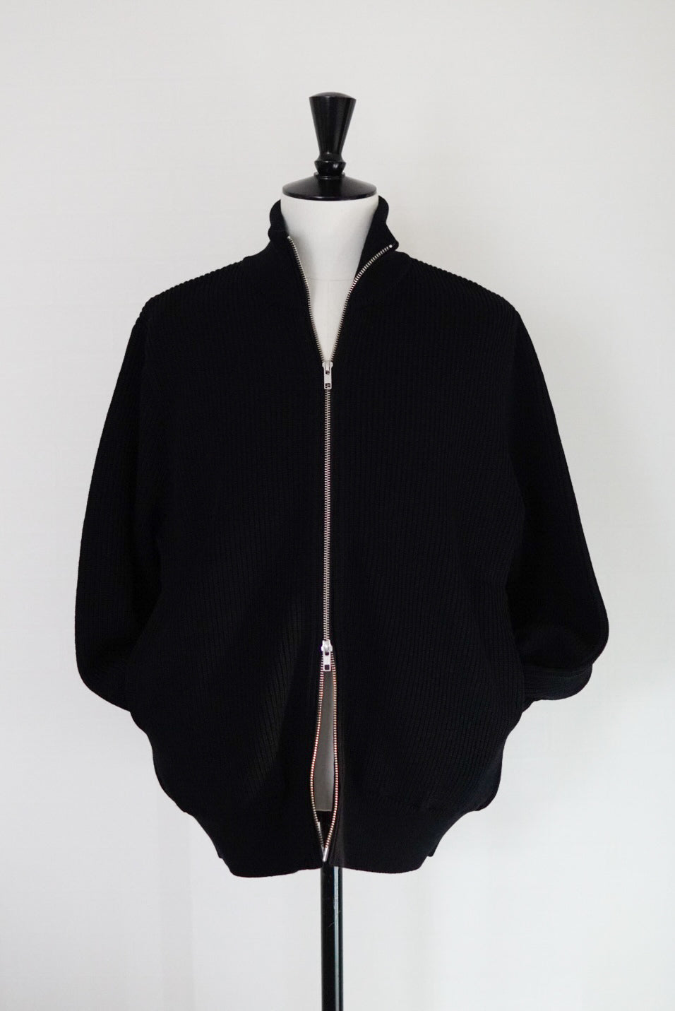 YONETOMI EX FINE WOOL RIB KNIT B/L.