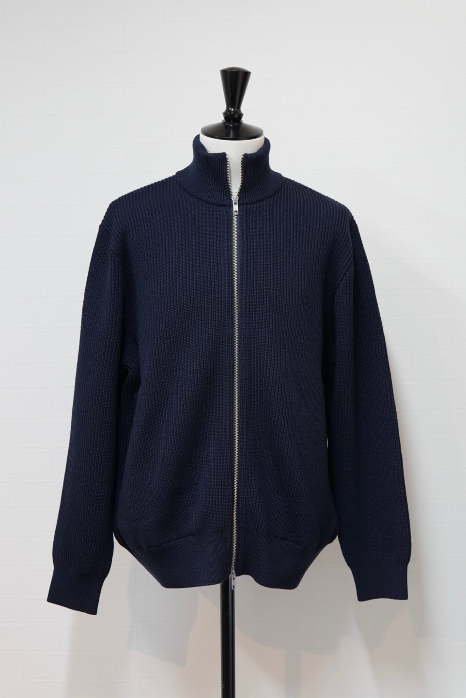 YONETOMI EX FINE WOOL RIB KNIT B/L.