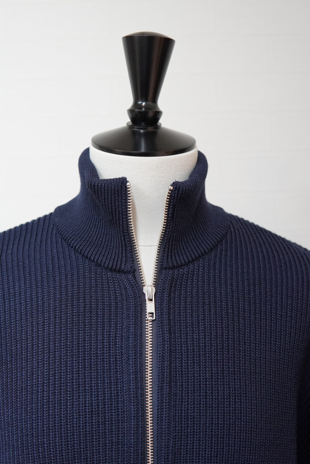 YONETOMI EX FINE WOOL RIB KNIT B/L.