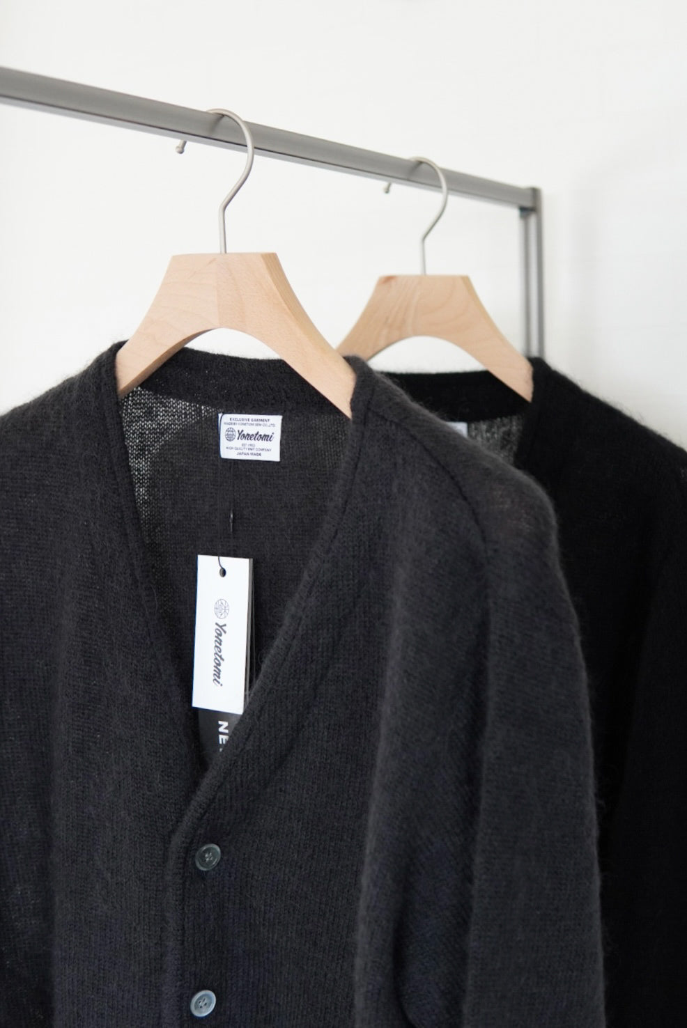 YONETOMI SHAGGY MOHAIR C/D.-CHARCOAL-