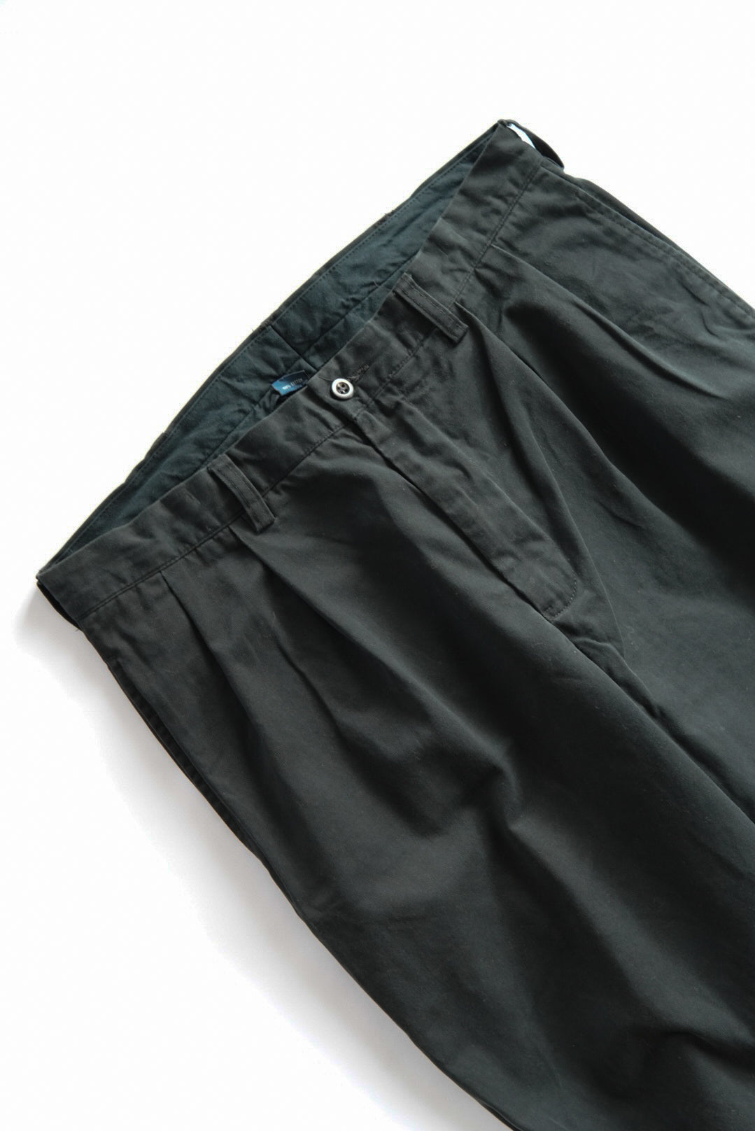 90s Polo by Ralph Lauren Black Chino Tuck Pants.