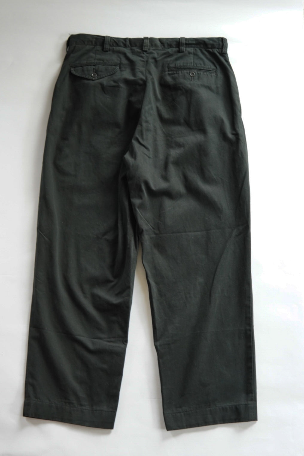 90s Polo by Ralph Lauren Black Chino Tuck Pants.