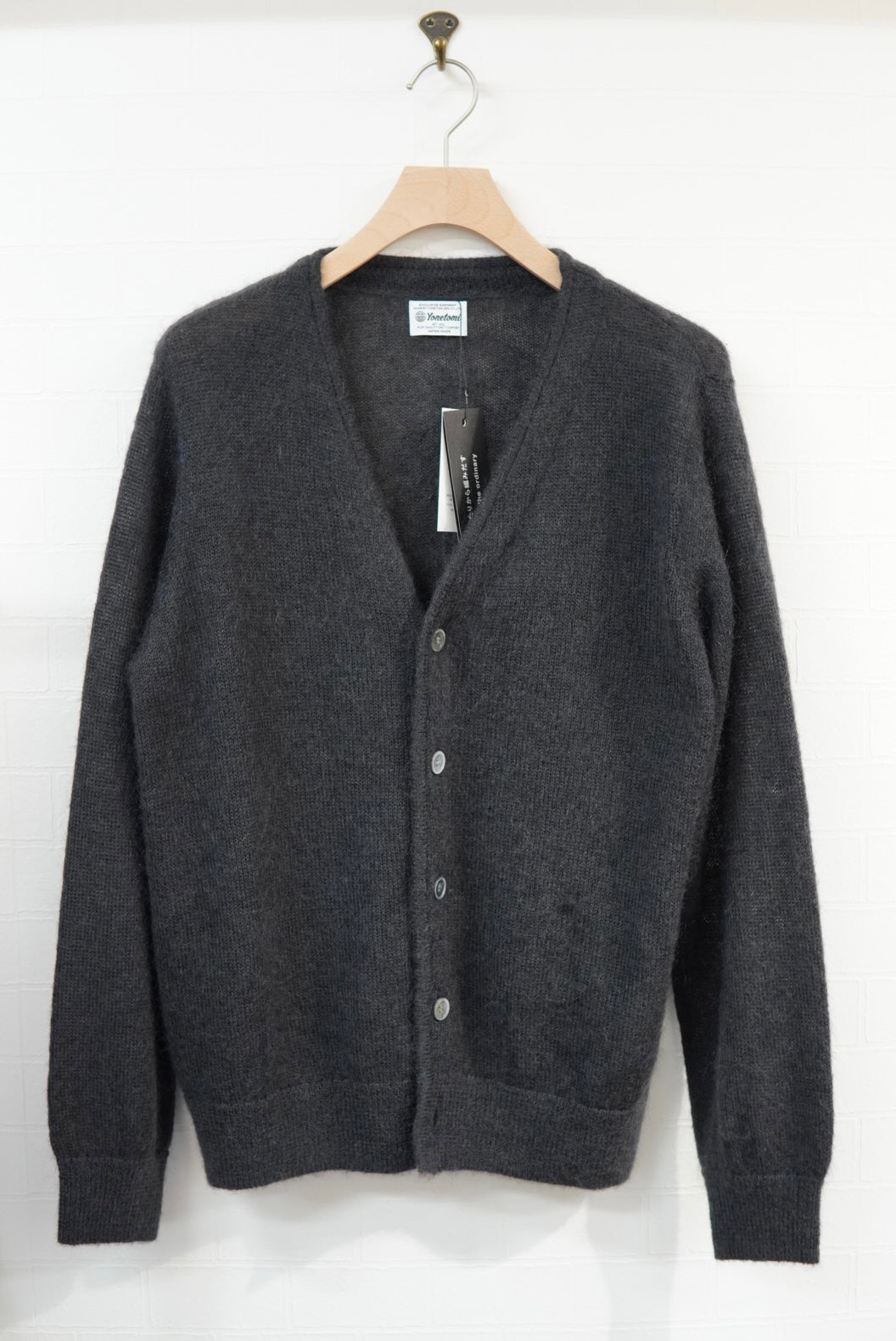 YONETOMI SHAGGY MOHAIR C/D.-CHARCOAL-