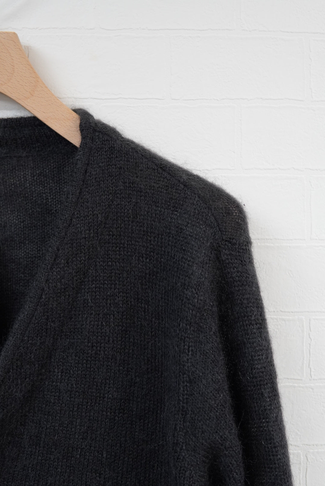 YONETOMI SHAGGY MOHAIR C/D.-CHARCOAL-