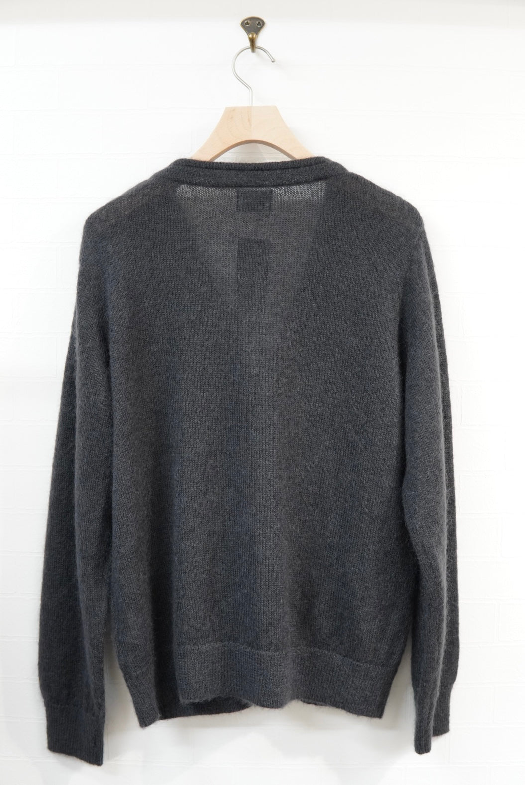 YONETOMI SHAGGY MOHAIR C/D.-CHARCOAL-