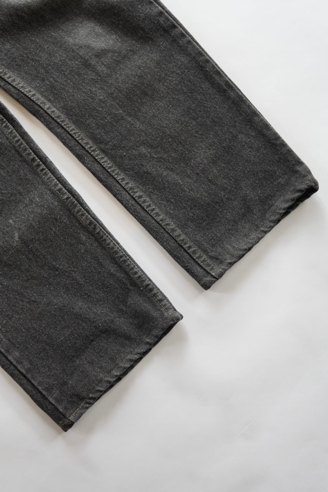 Levi's 505 Yarn-dyed Black Denim Pants made in USA.