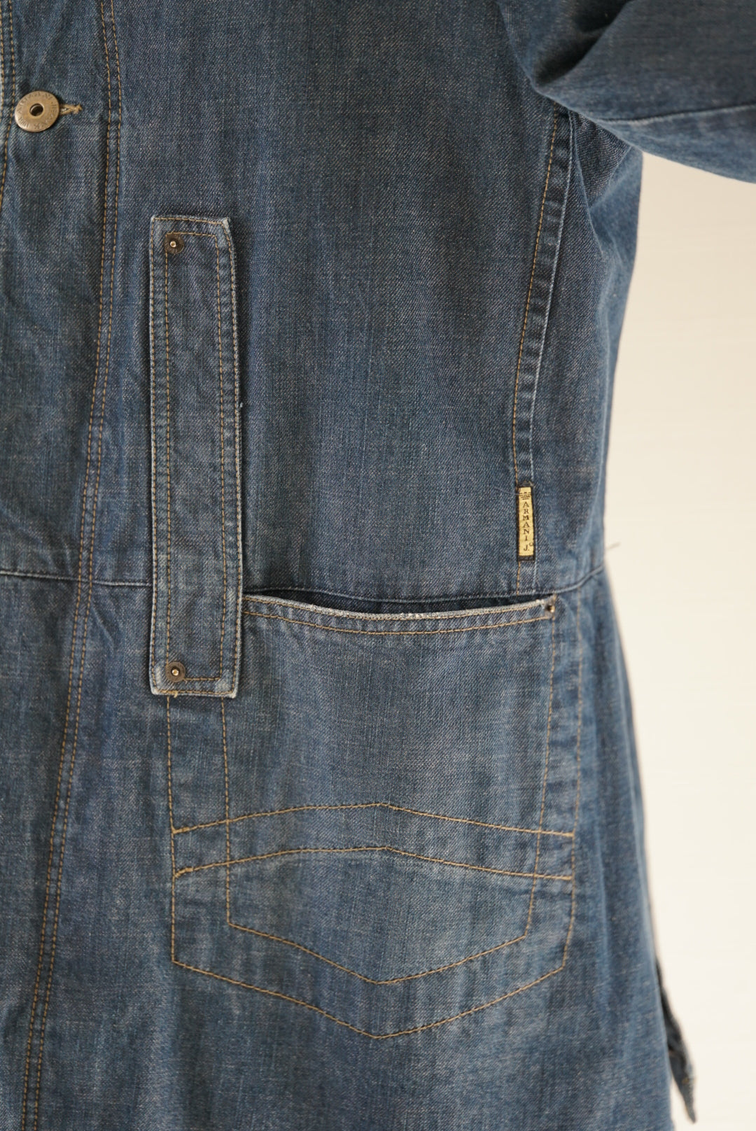ARMANI JEANS Indigo Denim Jacket made in Italy.