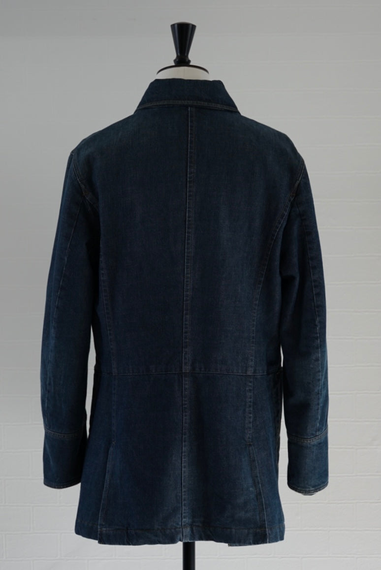 ARMANI JEANS Indigo Denim Jacket made in Italy.