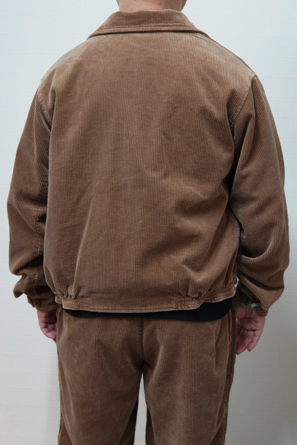 FOUDOUR COTTON CORDUROY ZIP UP BLOUSON.