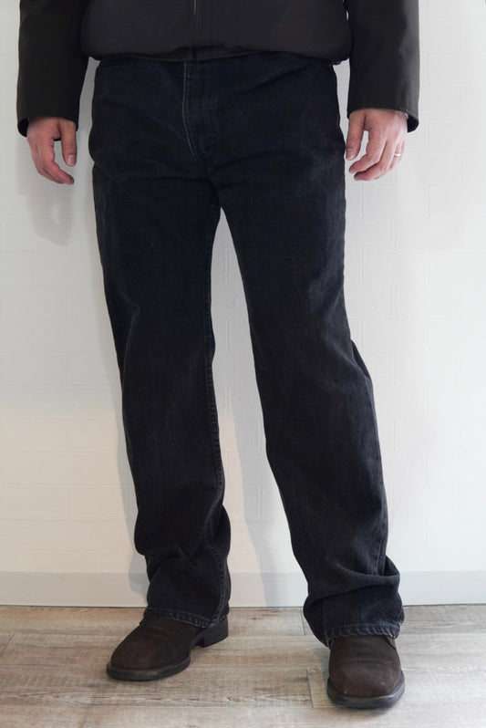 1995s  Levi's 517 Black Denim Pants made in USA.