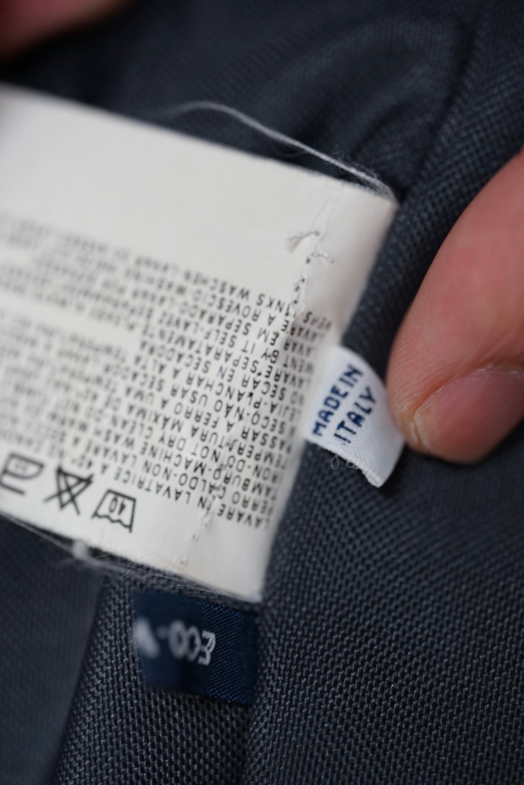 ARMANI JEANS Indigo Denim Jacket made in Italy.