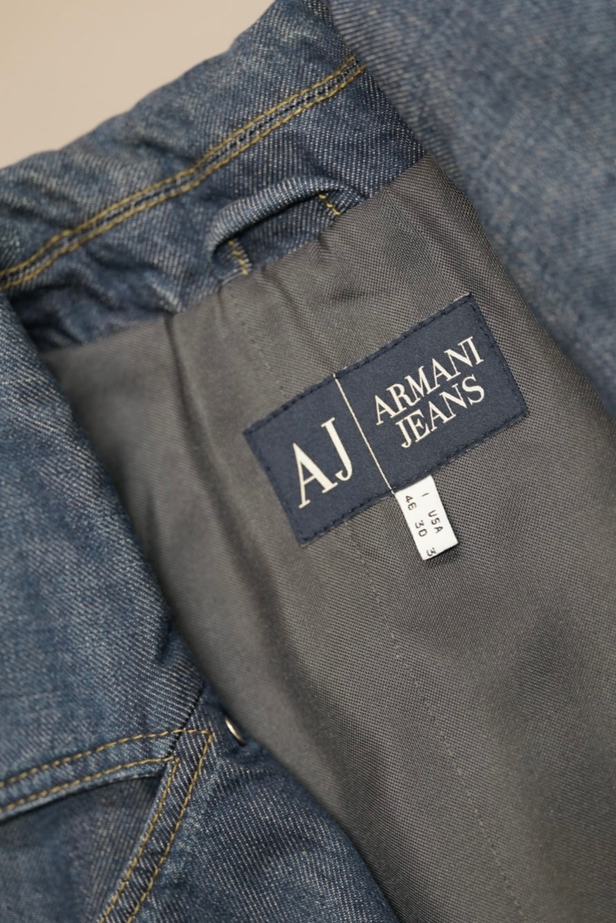 ARMANI JEANS Indigo Denim Jacket made in Italy.