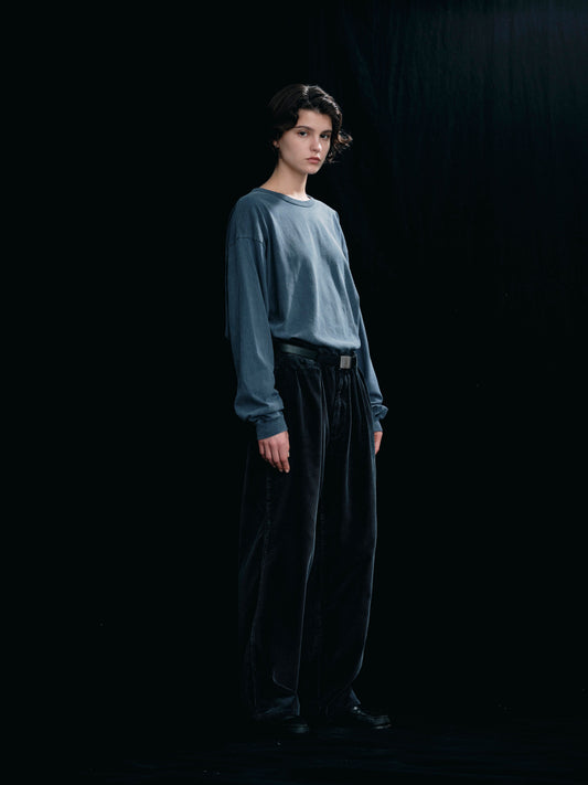 FOUNDOUR COTTON BD FADE LONG SLEEVE TEE.