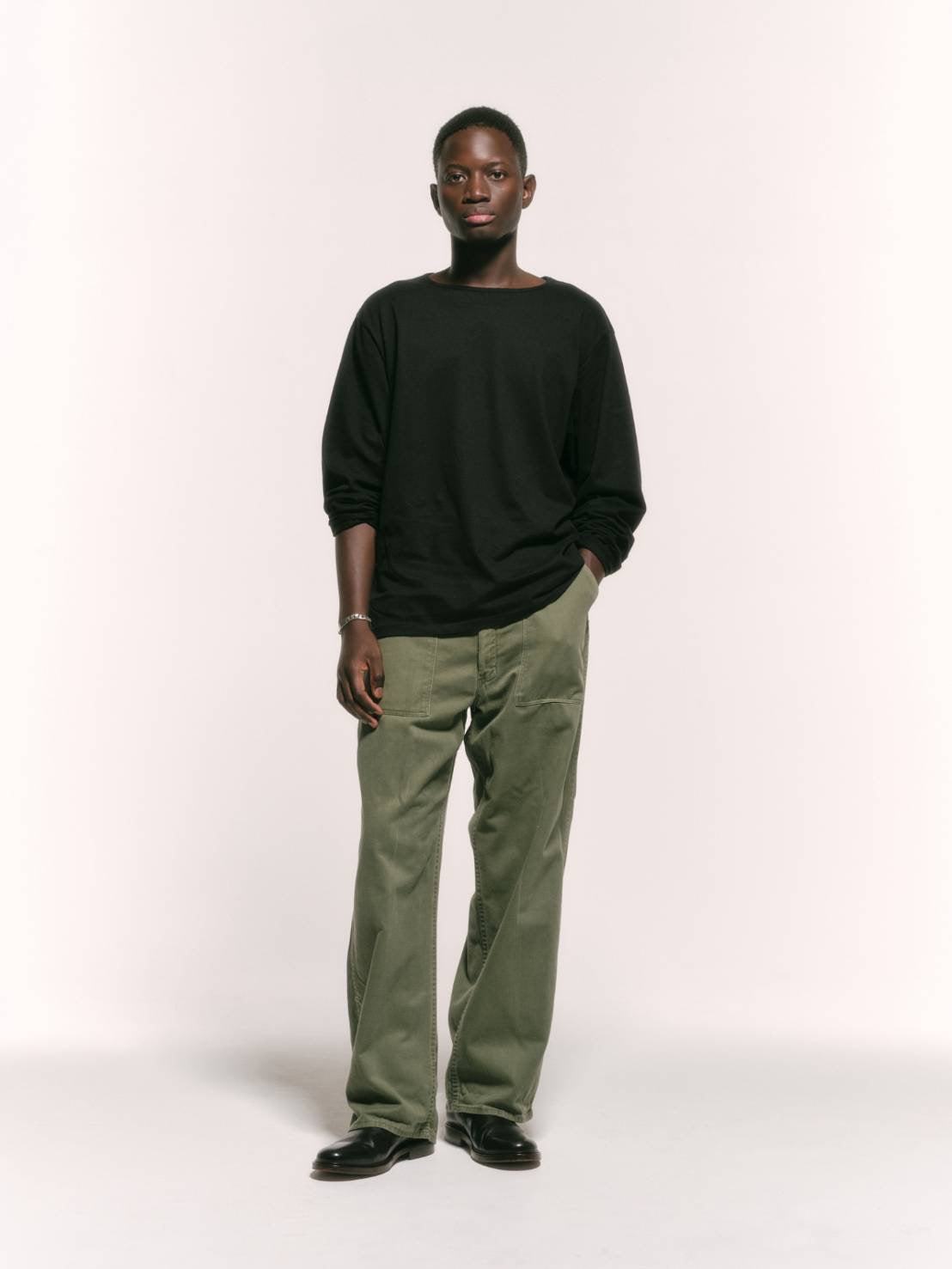 Done FOUNDATION ALAN LONG SLEEVE TEE-BLACK -