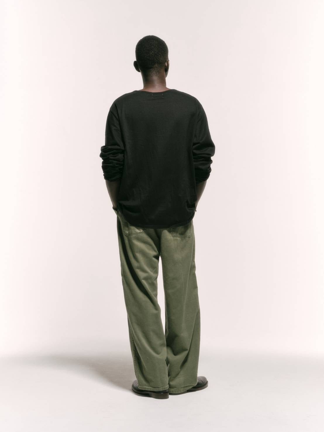 Done FOUNDATION ALAN LONG SLEEVE TEE-BLACK -
