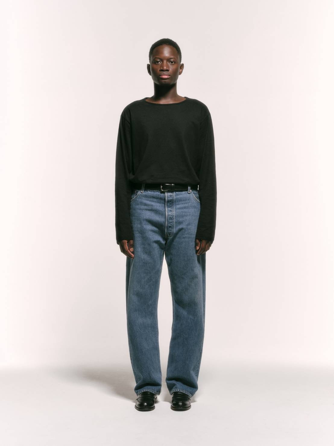 Done FOUNDATION ALAN LONG SLEEVE TEE-BLACK -