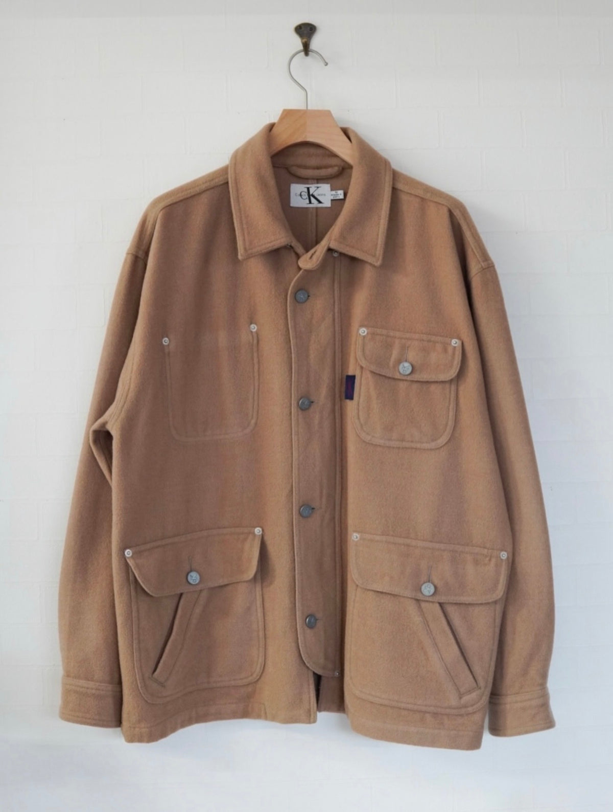 90s Calvin Klein Wool Blouson made in Peru.