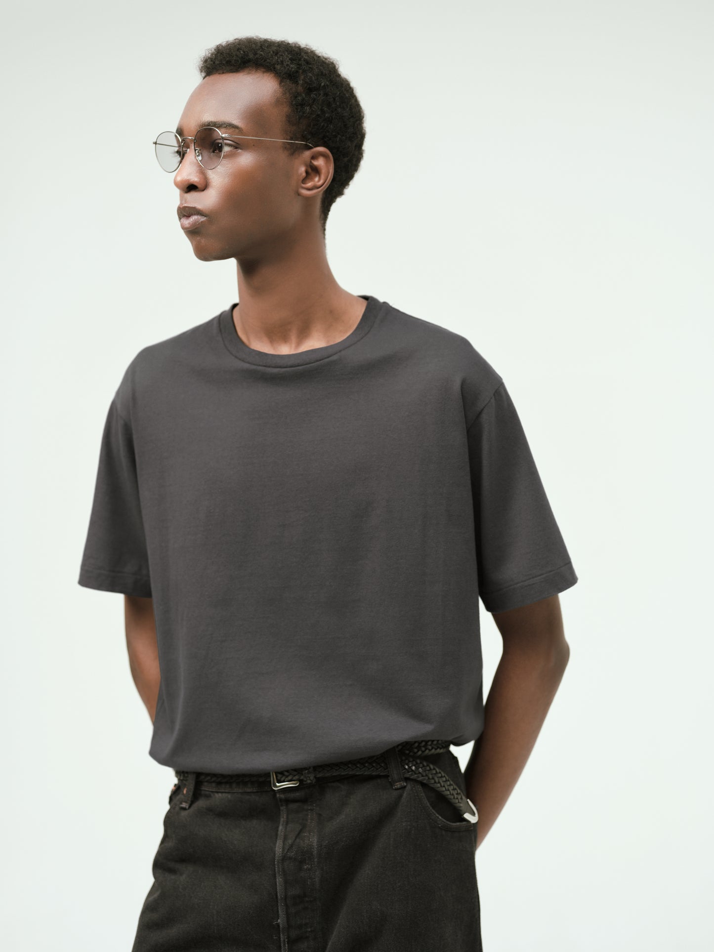 Done FOUNDATION ALAN / FOUNDATION TEE -Grey-